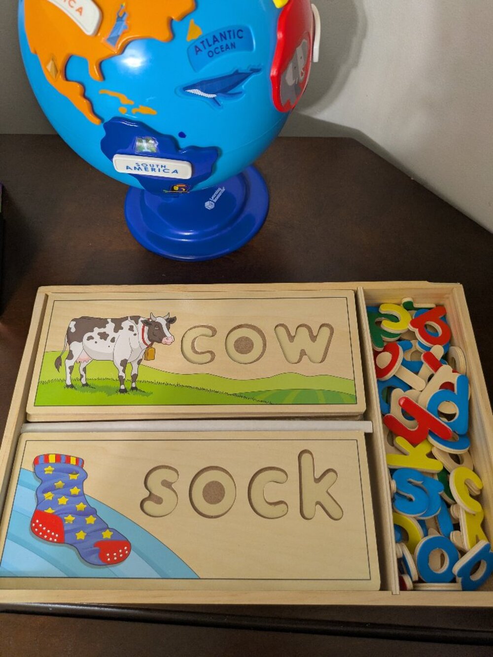 Melissa & Doug See & Spell wooden word puzzle set